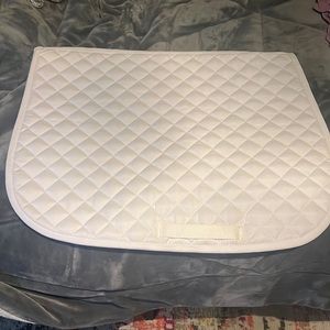 Brand New Dover Saddlery White Saddle Pad